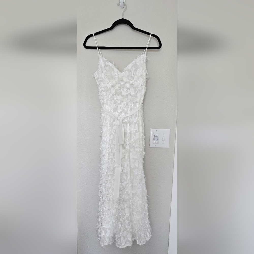 NWT Forever Unique Strapped Midi Dress with Eyelashes